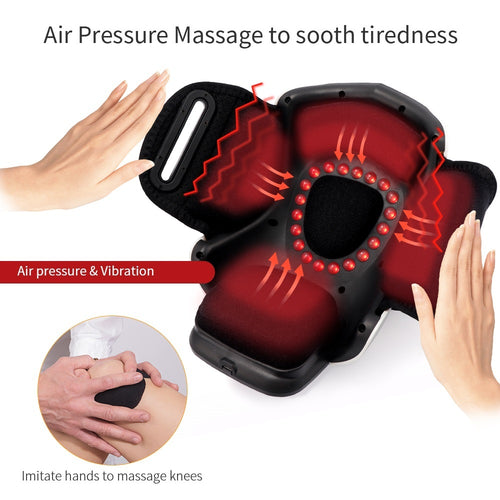 Electric Knee Massager with Air Pressure & Vibration - for Joint Comfort