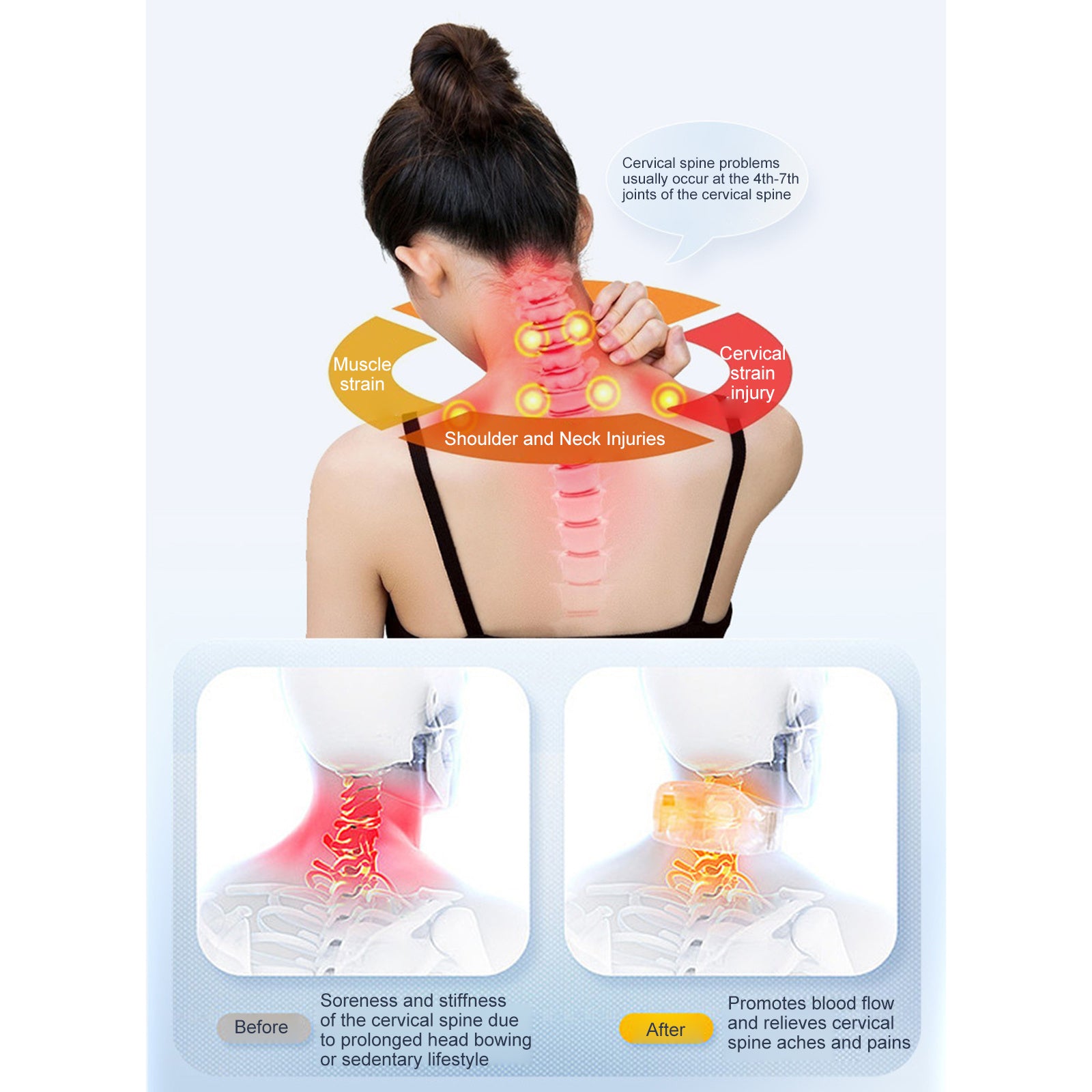 Smart Heat Massage for Your Neck’s Daily Comfort