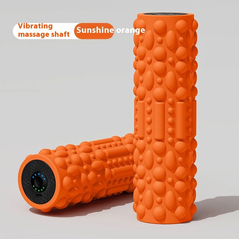 Portable Vibrating Foam Roller for Relaxed Muscles & Tension Relief