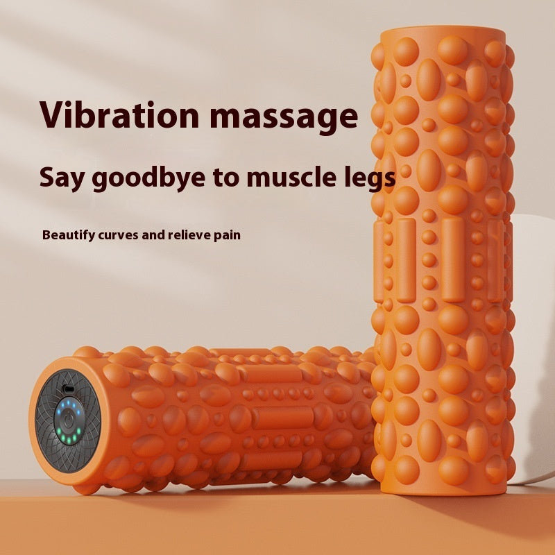 Portable Vibrating Foam Roller for Relaxed Muscles & Tension Relief